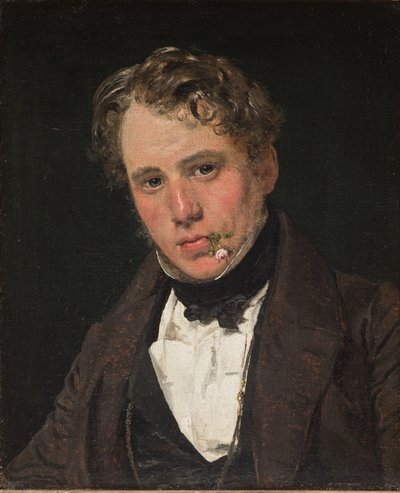 Portret van de Schilder Wilhelm Marstrand door Christen Købke