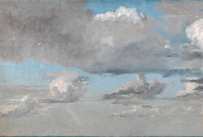 Studie van wolken door Christen Købke