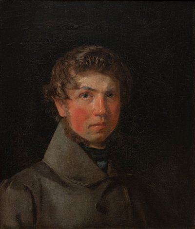 Zelfportret, ca. 1833 door Christen Schjellerup Kobke