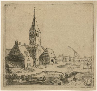 Dorpskerk door Christiaan Friedrich Ruppe