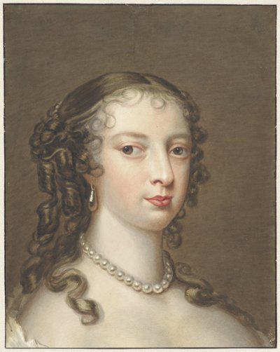Portret van een vrouw door Christiaan Kramm