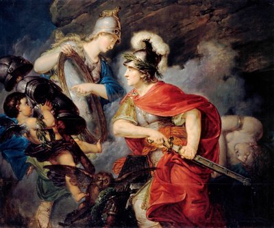 Allegorie van Frederik II van Pruisen, de Grote, als Perseus door Christian Bernhard Rode