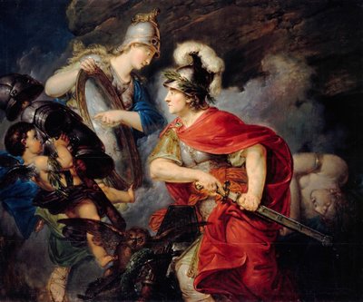 Allegorie van Frederik de Grote als Perseus Het begin van de Zevenjarige Oorlog, 1789 door Christian Bernhard Rode