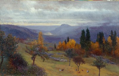 Herfst in mijn tuin door Christian Eriksen Skredsvig