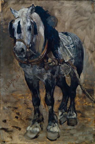 Paard uit Normandië door Christian Eriksen Skredsvig