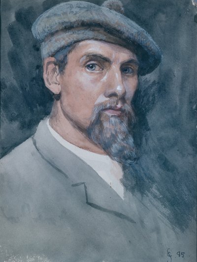Zelfportret door Christian Eriksen Skredsvig