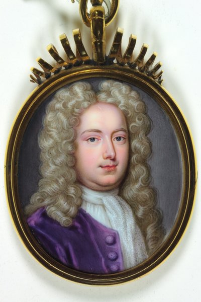 Een heer genaamd Joseph Addison door Christian Friedrich (cicle of) Zincke