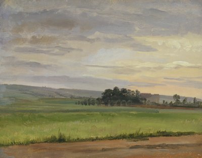 Een Korenveld bij Dresden, 1833 door Christian Friedrich Gille