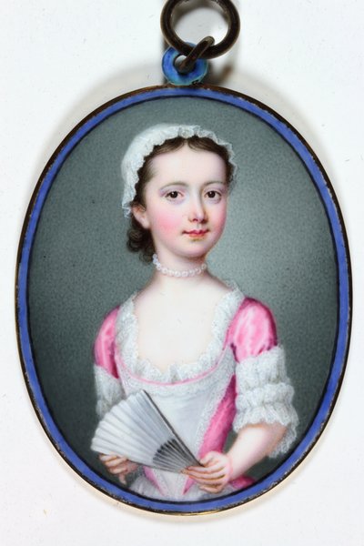 Lady Henrietta Cavendish Bentinck, later Gravin van Stamford, 1741 door Christian Friedrich Zincke