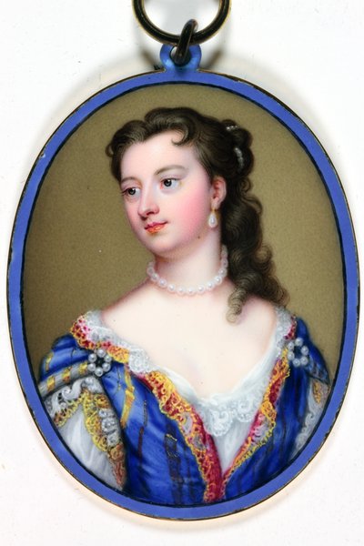 Lady Mary Wortley Montagu door Christian Friedrich Zincke