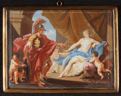 Mars und Venus door Christian Friedrich Zincke