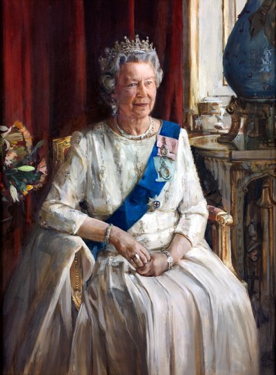 HM Koningin Elizabeth II door Christian Furr