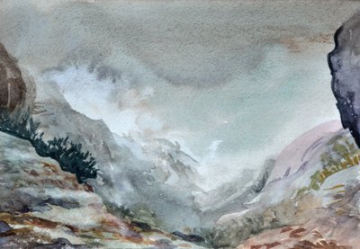 Vallei in Mist, 2015 door Christian Furr