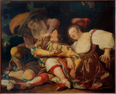 De verloren zoon bij de hoeren door Christian Gillisz. van Couwenbergh