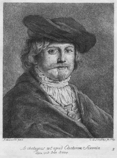 Archetypus est apud Electorem Saxonie. Lipsice apud Duck Bibliop door Christian Gottfried Schultze