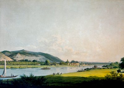 Pillnitz en zijn omgeving, nabij Dresden door Christian Gottlob Hammer