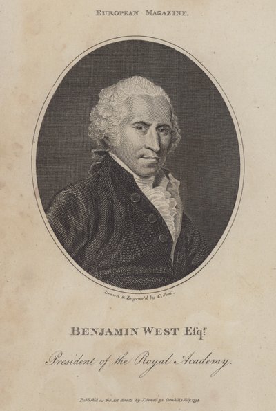 Benjamin West, Anglo-Amerikaanse kunstenaar door Christian Josi