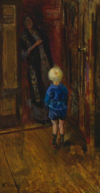 Een witte leugen door Christian Krohg