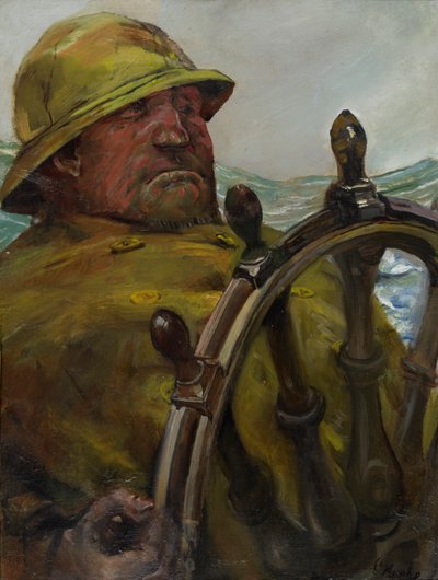 Aan het Roer door Christian Krohg