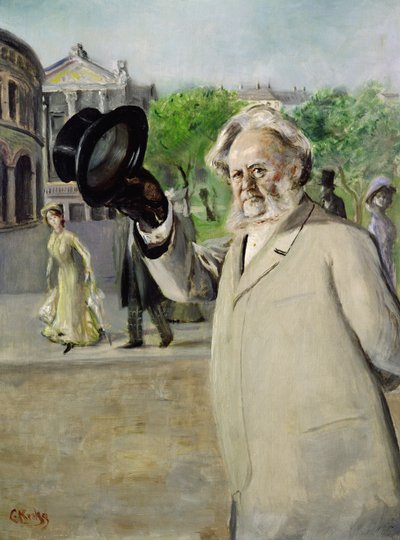 Auteur Henrik Ibsen door Christian Krohg