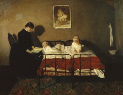 Oost van de zon en west van de maan door Christian Krohg