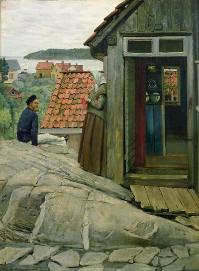 Van de kust door Christian Krohg