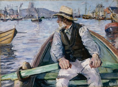 Kijk vooruit, Bergen baai door Christian Krohg