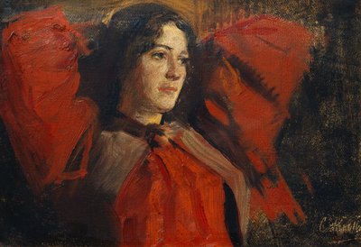 Juffrouw Anna Diriks door Christian Krohg