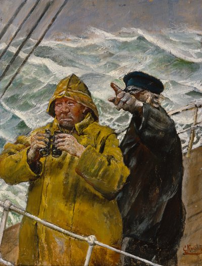 Op de wacht door Christian Krohg