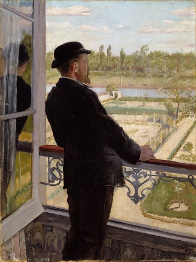 Portret van de Zweedse Schilder Karl Nordström door Christian Krohg
