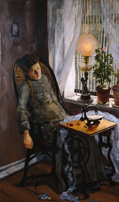 Naaister door Christian Krohg