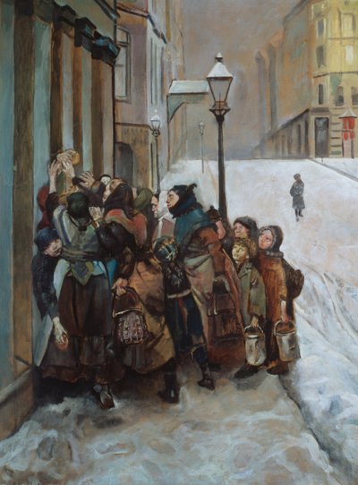 De strijd om het bestaan door Christian Krohg