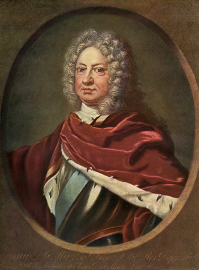 Koning George I van Groot-Brittannië door Christian Le Blon