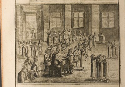 De bruiloft Illustratie uit Reizen naar de Grote Hertog van Moskou en de Koning van Perzië door Adam door Christian Lorenzen Rothgiesser
