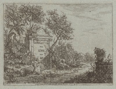 Landschappen en Hoofden door Christian Ludwig von Hagedorn