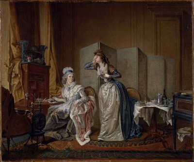 Het Slechte Nieuws, 1794 door Christian Marie Colin De La Biochaye