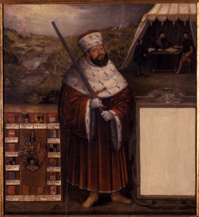 Johann Friedrich van Saksen, ca. 1650 door Christian Richter