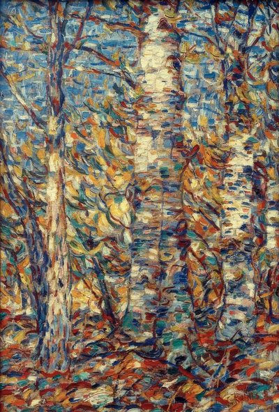 Berkenbos door Christian Rohlfs