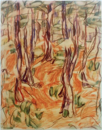 Beuken in de lente door Christian Rohlfs