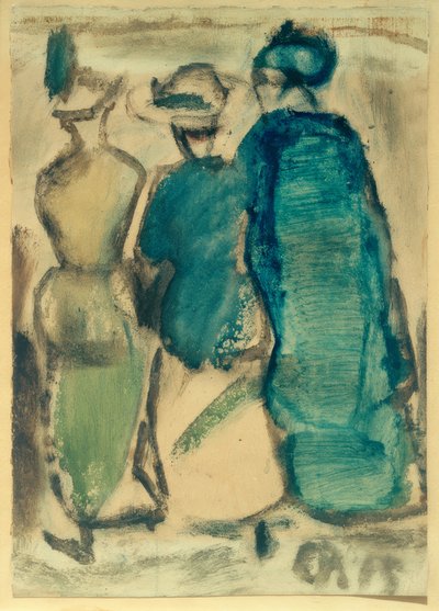 Drie vrouwen door Christian Rohlfs