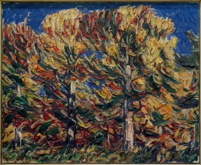Herfstbos door Christian Rohlfs
