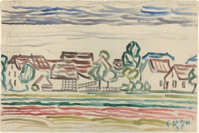 Landschap door Christian Rohlfs