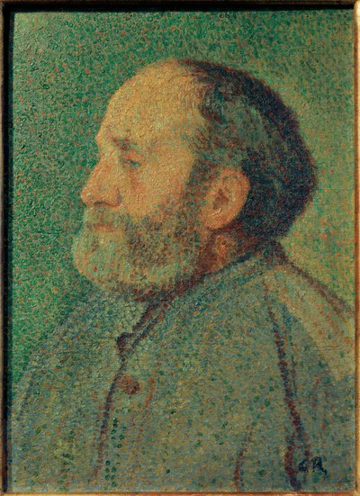 Portret van een bebaarde man door Christian Rohlfs