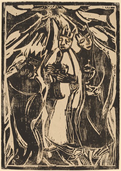 De Wijzen, ca. 1910 door Christian Rohlfs
