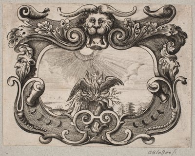 Embleem met Feniks door Christian Rothgiesser