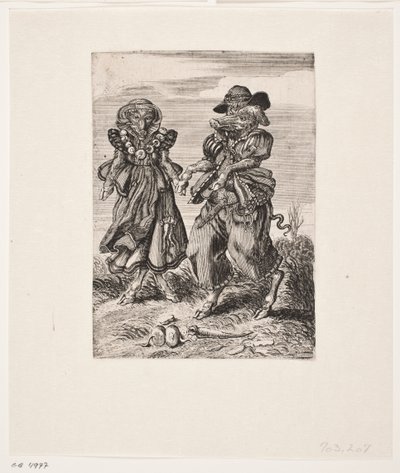 Grisepar die danst door Christian Rothgiesser