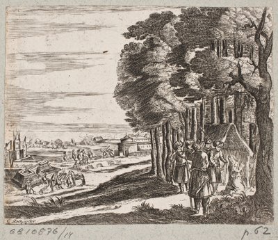 Illustratie bij Adam Olearius, “Persianischer Rosenthal von einem Sinnreichen Poeten Schich Saadi [...]”, Schleswig 1660 door Christian Rothgiesser