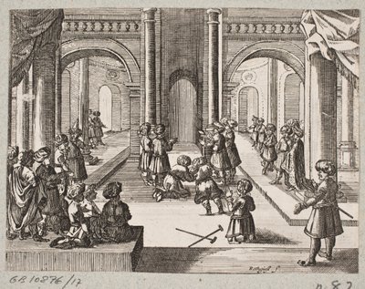 Illustratie voor Adam Olearius, "Persianischer Rosenthal von einem Sinnreichen Poeten Schich Saadi [...]", Schleswig 1660 door Christian Rothgiesser