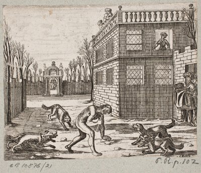 Illustratie bij Adam Olearius, "Persianischer Rosenthal von einem Sinnreichen Poeten Schich Saadi", Schleswig 1660 door Christian Rothgiesser