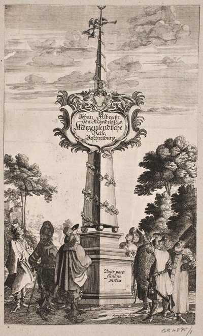 Titelblad voor Johann Albrecht Mandelslo, 